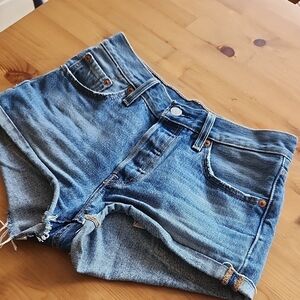 Levi's 501 High Rise Shorts, Sz.25